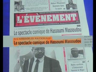 Revue Presse Zarma 27 Octobre