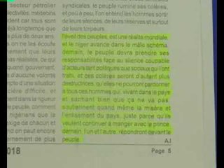 Revue Presse Labari 09 Novembre