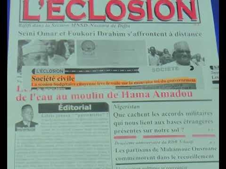 REVUE Presse HAUSA 1er Decembre