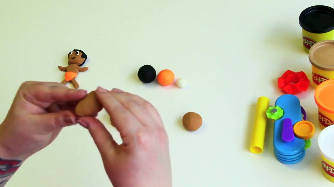 How To Make Mowgli With Play-Doh | The Jungle Book | Jungle Book Characters Play-Doh | Crafty Kids