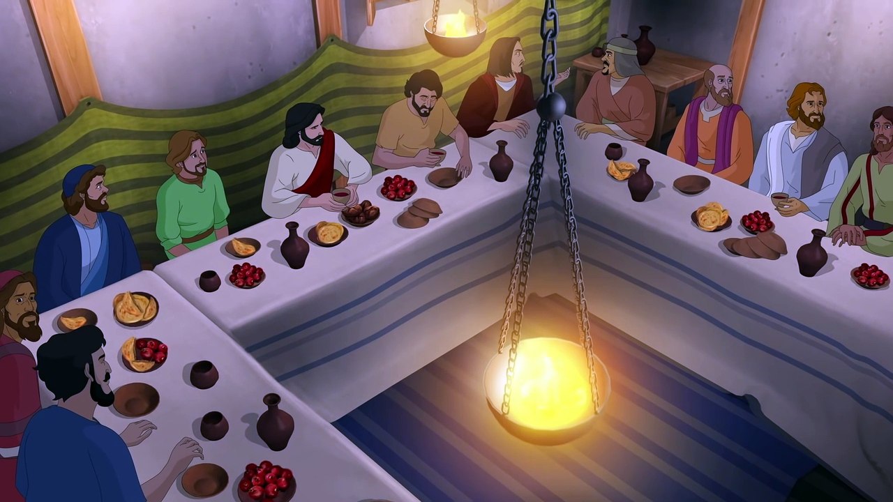 L'incroyable Histoire de Jésus - Extrait du film - le lavement des pieds