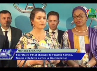 RTB - Le Président de la République reçoit en audience la secrétaire d’état de la France