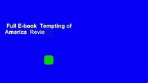 Full E-book  Tempting of America  Review