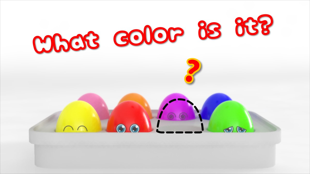 Learning Colors with 3D Colorful egg - ColorfulEggs-CH