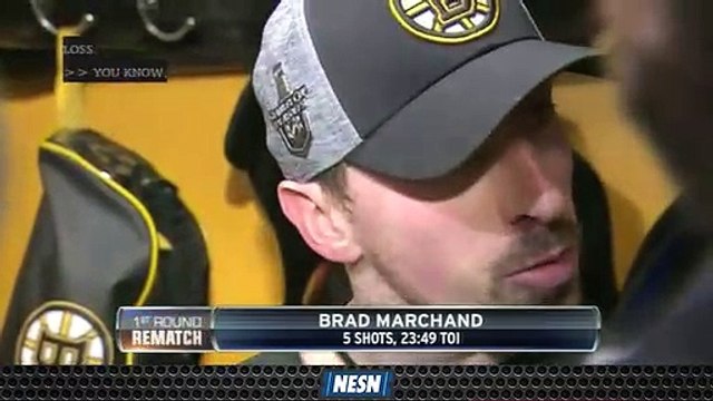 Brad Marchand Knows Game 6 Will Be A 'Battle' Because 'We're Fighting For Our Lives'