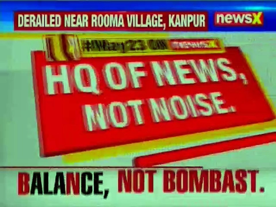 Howrah to New Delhi Poorva Express Train derailed near Kanpur