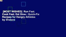 [MOST WISHED]  Run Fast. Cook Fast. Eat Slow.: Quick-Fix Recipes for Hangry Athletes by Shalane