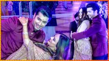 Sharad Malhotra And Ripci Bhatia ROMANTIC DANCE At Sangeet Ceremony