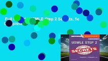 Full E-book  USMLE Step 2 Secrets, 5e Complete