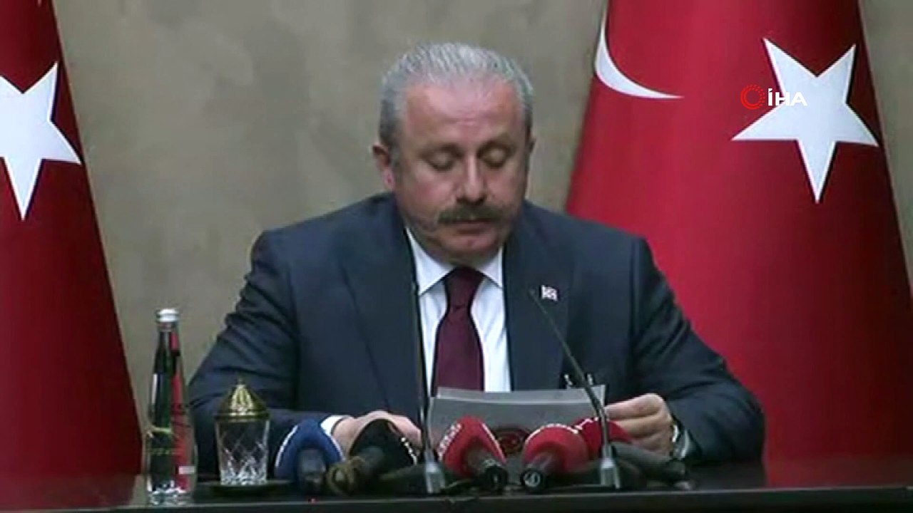 TBMM Başkanı Mustafa Şentop, Irak'a Komşu Ülkeler Parlamento Başkanları Bağdat Zirvesi öncesi açıklamalarda bulundu