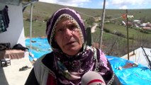 Argun’da yaşanan depremlerden dolayı vatandaş evlerine giremiyor