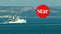 İngiliz savaş gemisi, Çanakkale Boğazı’ndan geçti