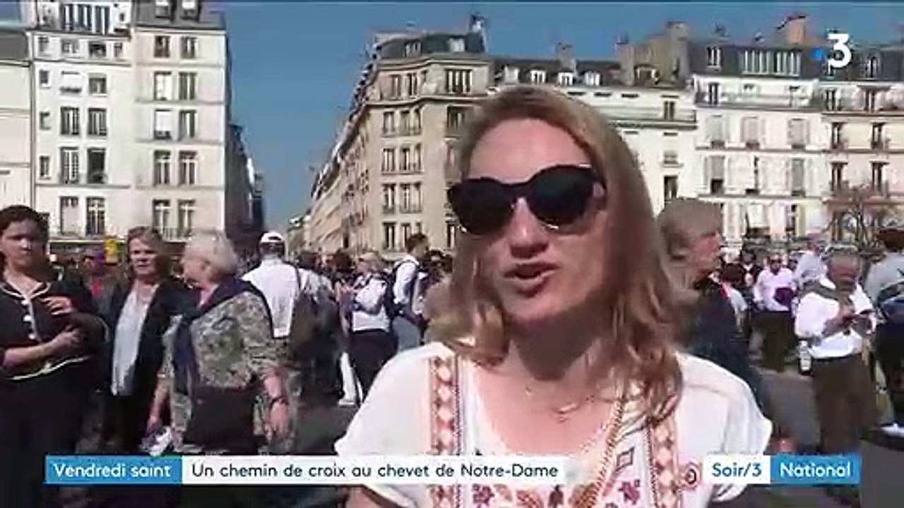 Vendredi saint : un chemin de croix au chevet de Notre-Dame