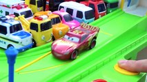 Tayo Bus Amis Parking 3 voitures d'Apprendre les Couleurs Et les Numéros de Jouets Diapositive Jouer