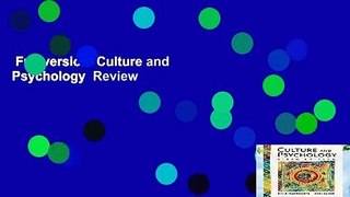 Full version  Culture and Psychology  Review