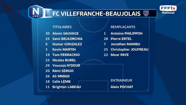 Informations composition FC VILLEFRANCHE