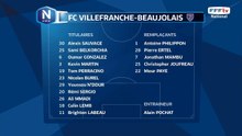 Informations composition  FC VILLEFRANCHE