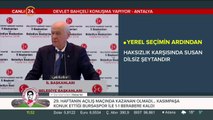 MHP lideri Bahçeli, Antalya'da konuşma yapıyor