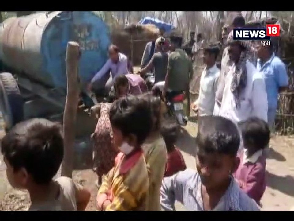 आग में मजदूरों की झोपड़ियां जलकर खाक, एक नवजात की मौत