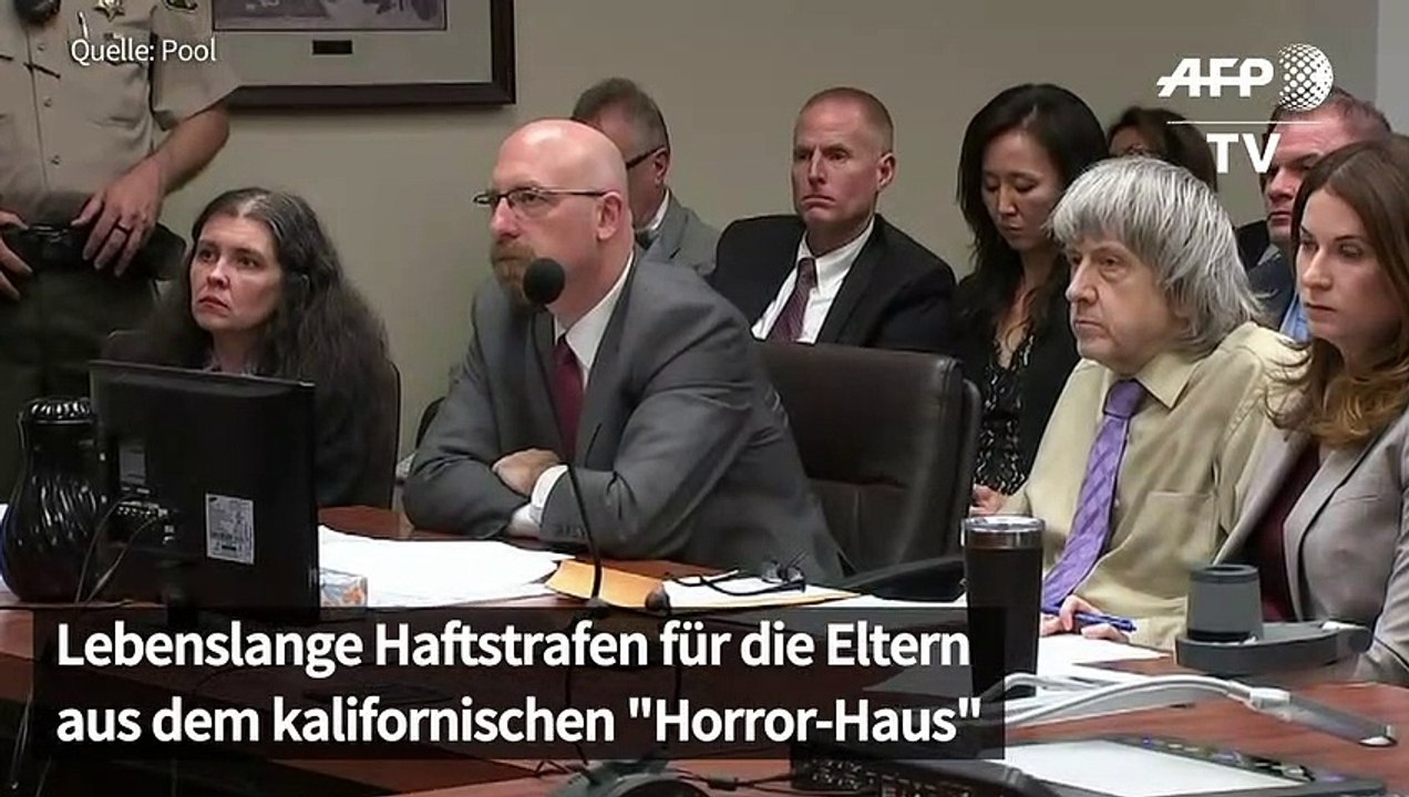 'Horror-Haus' in den USA: Lebenslange Haftstrafe für Eltern