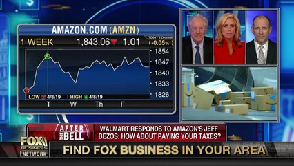 Amazon, Walmart fight over worker pay and taxes - Fox Business Video