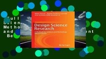Full version  Design Science Research: A Method for Science and Technology Advancement  Best