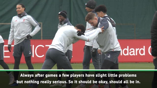 Klopp gives injury update on Lovren, Gomez and Oxlade-Chamberlain