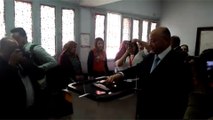 محافظ القاهرة يدلى بصوته في الاستفتاء على التعديلات الدستوري