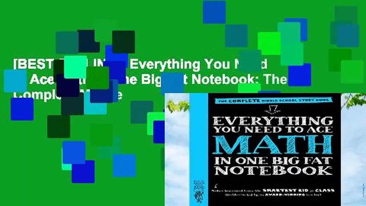 [BEST SELLING]  Everything You Need to Ace Math in One Big Fat Notebook: The Complete Middle