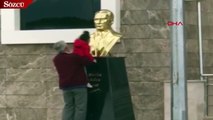 Küçük kızın Atatürk sevgisi kamerada