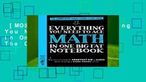 [MOST WISHED]  Everything You Need to Ace Math in One Big Fat Notebook: The Complete Middle