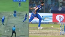 IPL 2019 : Jasprit Bumrah's Bullet Throw To Run-Out Keemo Paul || Oneindia Telugu