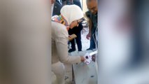 وزيرة الصحة تدلي بصوتها في الاستفتاء على التعديلات الدستورية