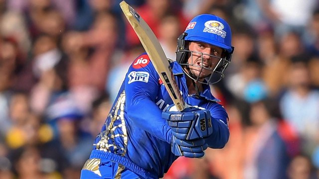 IPL 2019 RR vs MI: Quinton de Kock departs for 65, Shreyas Gopal strikes | वनइंडिया हिंदी