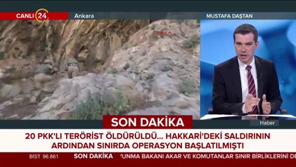 20 PKK'lı terörist öldürüldü