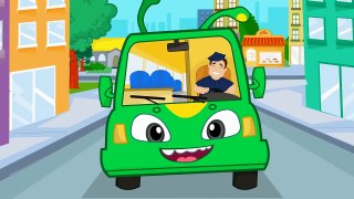 Las ruedas del autobús - Canciones para niños en español con Groovy el Marciano