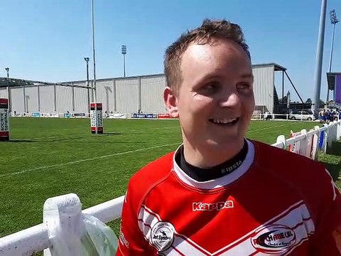 Anthony Barde (2e ligne Chabeuil) après victoire sur Roche-la-Molière