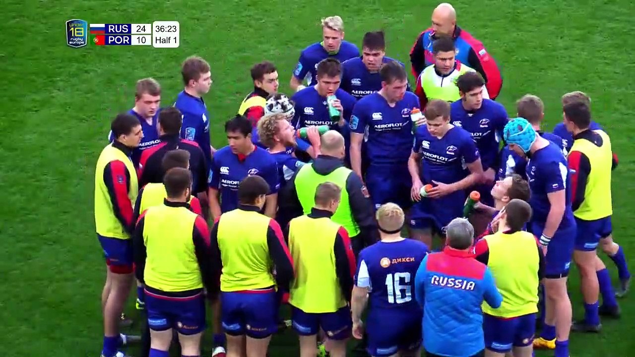 REPLAY RUSSIA / PORTUGAL RUGBY EUROPE U18 CHAMPIONSHIP 2019