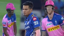 IPL 2019 RR vs MI: Rahul Chahar Strikes twice in an over, Samson and stokes depart|वनइंडिया हिंदी