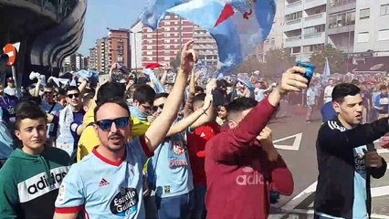 El Gran Ambiente entre la Afición en la Previa del Celta-Girona