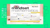 About For Books  Mindset Mathematics: Visualizing and Investigating Big Ideas, Grade 4  For Kindle