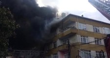 Son Dakika! İstanbul'un Göbeğinde Korkutan Yangın! Çok Sayıda Ekip Sevk Edildi