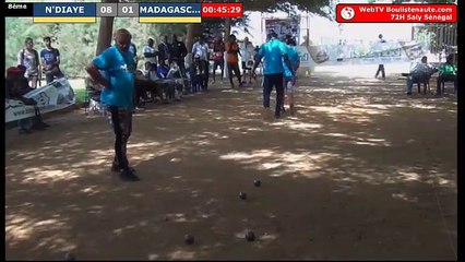 Les 72h de pétanque de Saly (Sénégal) : 8ème N'DIAYE vs MADAGASCAR