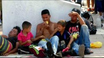 Police halt migrant caravan in southern Mexico