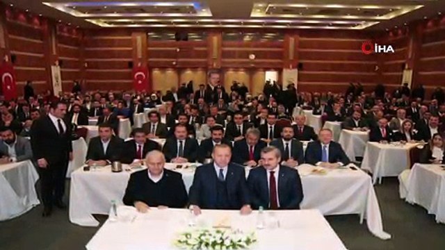 Cumhurbaşkanı Erdoğan, Binali Yıldırım, Özhaseki ve bazı belediye başkanları ile görüştü