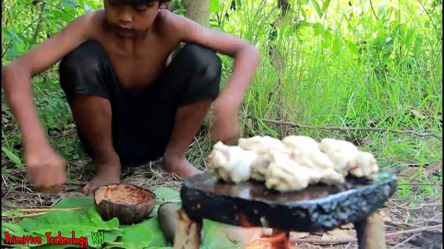 La Technologie Primitive - Trouver poulet de cuisson et de manger de délicieux
