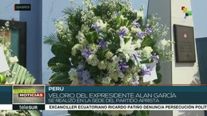Perú: Velorio del expresidente Alan García