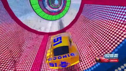 CARS 3 MOUNTAIN JUMP PARKOUR CHALLENGE (Cars 3 Challenge)