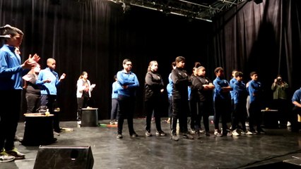 De jeunes sportifs échirollois créent leur haka