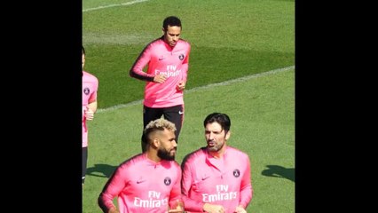 Neymar en forme à l'entraînement